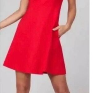 SPANX Red A-Line Scoop Neck Mini Dress